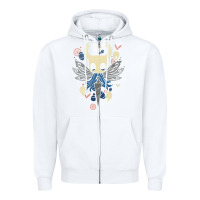 White awesome pursuing lofty mysterious quest hollow kni Zipper Hoodie - tuanDangUi