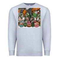 Heather Grey easter Premium Sweatshirt - CowhideDigitalArt