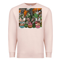 Pale Pink easter Premium Sweatshirt - CowhideDigitalArt