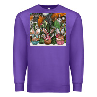 Purple easter Premium Sweatshirt - CowhideDigitalArt