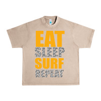 French Oak eat sleep surf repeat Urban Heavy Tee - Bettercallsaul