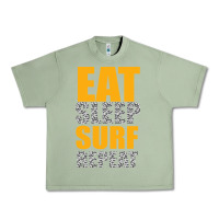 Oil Green eat sleep surf repeat Urban Heavy Tee - Bettercallsaul