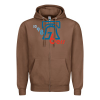 Chestnut bell,76ers Zipper Hoodie - tuanDangUi