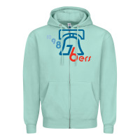 Seafoam bell,76ers Zipper Hoodie - tuanDangUi