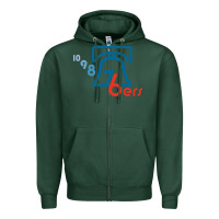 Sports Green bell,76ers Zipper Hoodie - tuanDangUi