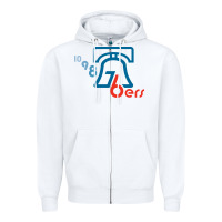 White bell,76ers Zipper Hoodie - tuanDangUi