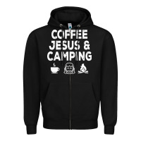 Black camp camping camper campfire campsite hiking gift Zipper Hoodie - tuanDangUi