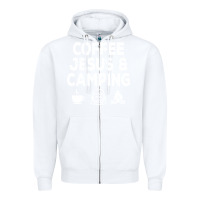 White camp camping camper campfire campsite hiking gift Zipper Hoodie - tuanDangUi