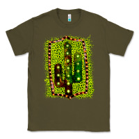 Army Green Cactus Leopard Frame Classic Tee - Bettercallsaul