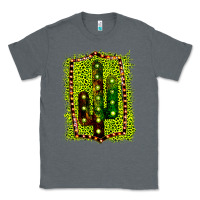Charcoal Heather Cactus Leopard Frame Classic Tee - Bettercallsaul