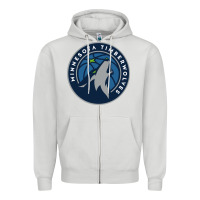 Dove Grey the timberwolves Zipper Hoodie - tuanDangUi