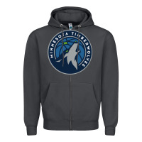 Smoke the timberwolves Zipper Hoodie - tuanDangUi