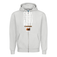 Dove Grey funny cigar smoker humidor gift set cigar lover sm Zipper Hoodie - tuanDangUi