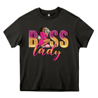 Asphalt boss lady afro woman Heavy Core Tee - NancyCooperArtShop