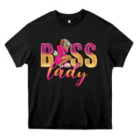 Black boss lady afro woman Heavy Core Tee - NancyCooperArtShop