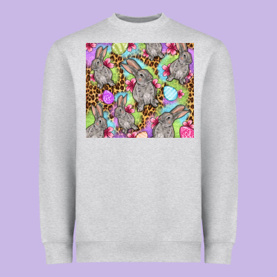 Easter Bunnys Eggs Heavyweight Sweatshirt Designed By Oliviacreatesart