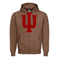 Chestnut indiana hoosiers Zipper Hoodie - tuanDangUi