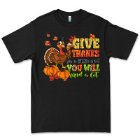 Black give thanks for a little and you will find a lot Premium Tee - MaliasSmallBusiness