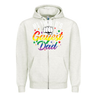 Oatmeal Heather 1 worlds gayest dad funny fathers day lgbt pride r Zipper Hoodie - tuanDangUi