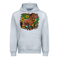 Heather Grey western horse cactus sunflowers serape leopard  turquoise wooden Urban Hoodie - Artiststas