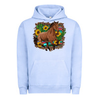 Pigment Grape Ice western horse cactus sunflowers serape leopard  turquoise wooden Urban Hoodie - Artiststas