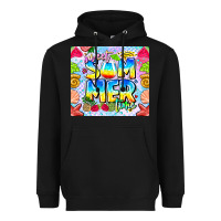 Black summer time Heavyweight Hoodie - CowhideDigitalArt