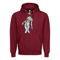 Burgundy silent hill nurse Zipper Hoodie - tuanDangUi