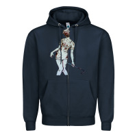 Navy silent hill nurse Zipper Hoodie - tuanDangUi
