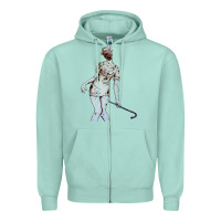 Seafoam silent hill nurse Zipper Hoodie - tuanDangUi