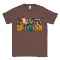Chestnut Western Howdy Heifer With Charolais Cow Classic Tee - LillyAllenDesigns