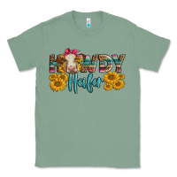 Sage Western Howdy Heifer With Charolais Cow Classic Tee - LillyAllenDesigns