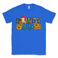 True Royal Western Howdy Heifer With Charolais Cow Classic Tee - LillyAllenDesigns
