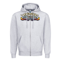 Heather Grey nick lee airbrushing gift Zipper Hoodie - tuanDangUi