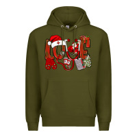 Christmas Love Nurse Bbs Premium Hoodie | Teevron