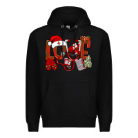 Black christmas love nurse bbs Premium Hoodie - BundleAndBundleShop