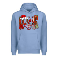 Colony Blue christmas love nurse bbs Premium Hoodie - BundleAndBundleShop