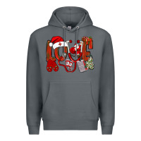 Rock christmas love nurse bbs Premium Hoodie - BundleAndBundleShop