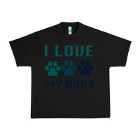 Black i love my dogs Urban Heavy Tee - Bettercallsaul