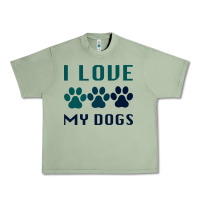Oil Green i love my dogs Urban Heavy Tee - Bettercallsaul