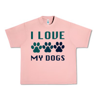 Salmon i love my dogs Urban Heavy Tee - Bettercallsaul