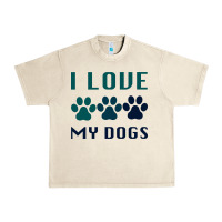 Sandshell i love my dogs Urban Heavy Tee - Bettercallsaul