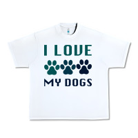 White i love my dogs Urban Heavy Tee - Bettercallsaul