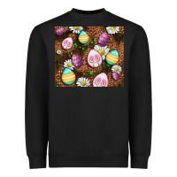 Black Easter rabbit eggs Heavyweight Sweatshirt - OliviaCreatesArt
