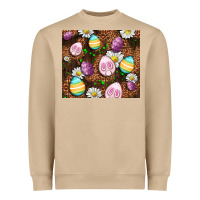 Mushroom Easter rabbit eggs Heavyweight Sweatshirt - OliviaCreatesArt
