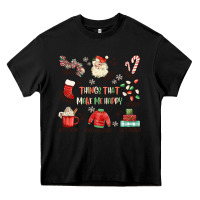 Black thing that make me happy Heavy Core Tee - MaliasSmallBusiness