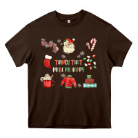Chocolate Brown thing that make me happy Heavy Core Tee - MaliasSmallBusiness