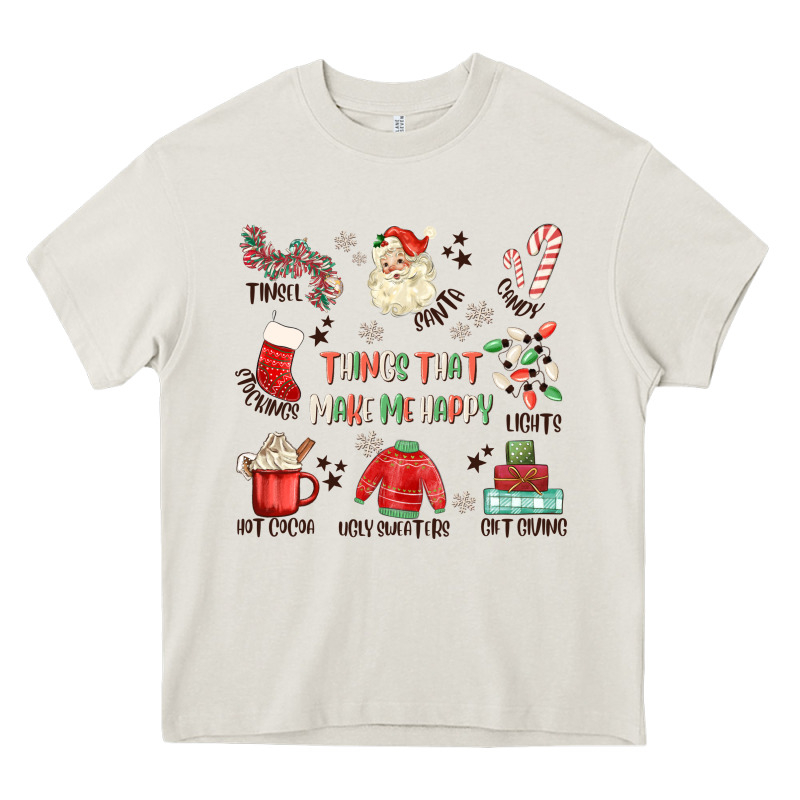 Thing That Make Me Happy Heavy Core Tee by MaliasSmallBusiness | Teevron