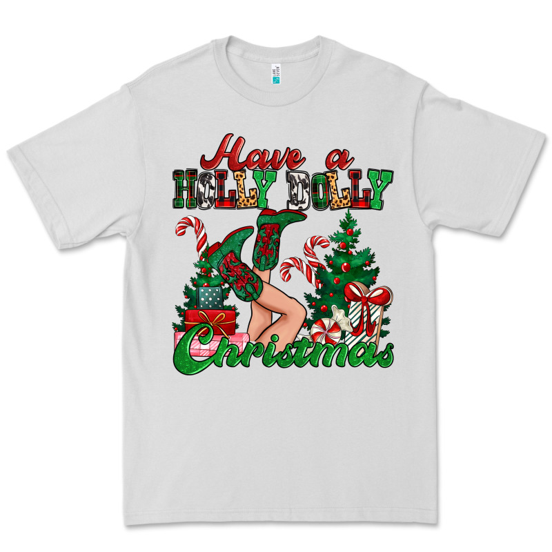 Have A Holly Dolly Christmas Premium Tee by MaliasSmallBusiness | Teevron