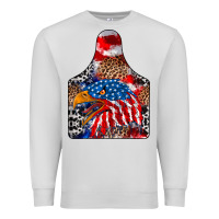 Dove Grey america Premium Sweatshirt - CowhideDigitalArt