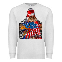 Oatmeal Heather america Premium Sweatshirt - CowhideDigitalArt